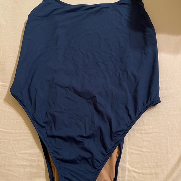 J. Crew Playa Newport Blue One-Piece Swimsuit - Picture 1 of 3